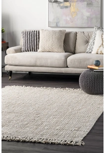 Jimmy Bleach Jute Rug BJJIMMY-B
