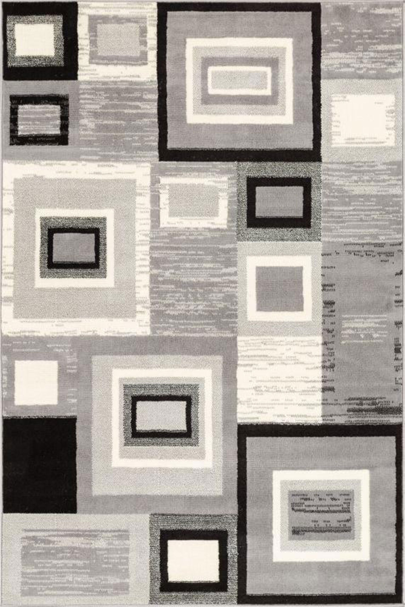 Axel Modern Square Pattern Rug