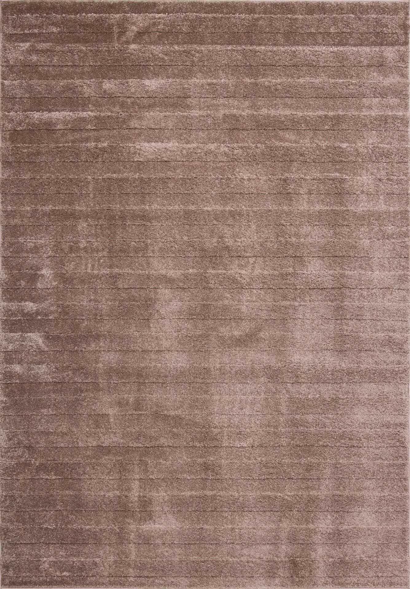 Austin Plain Brown Striped Rug