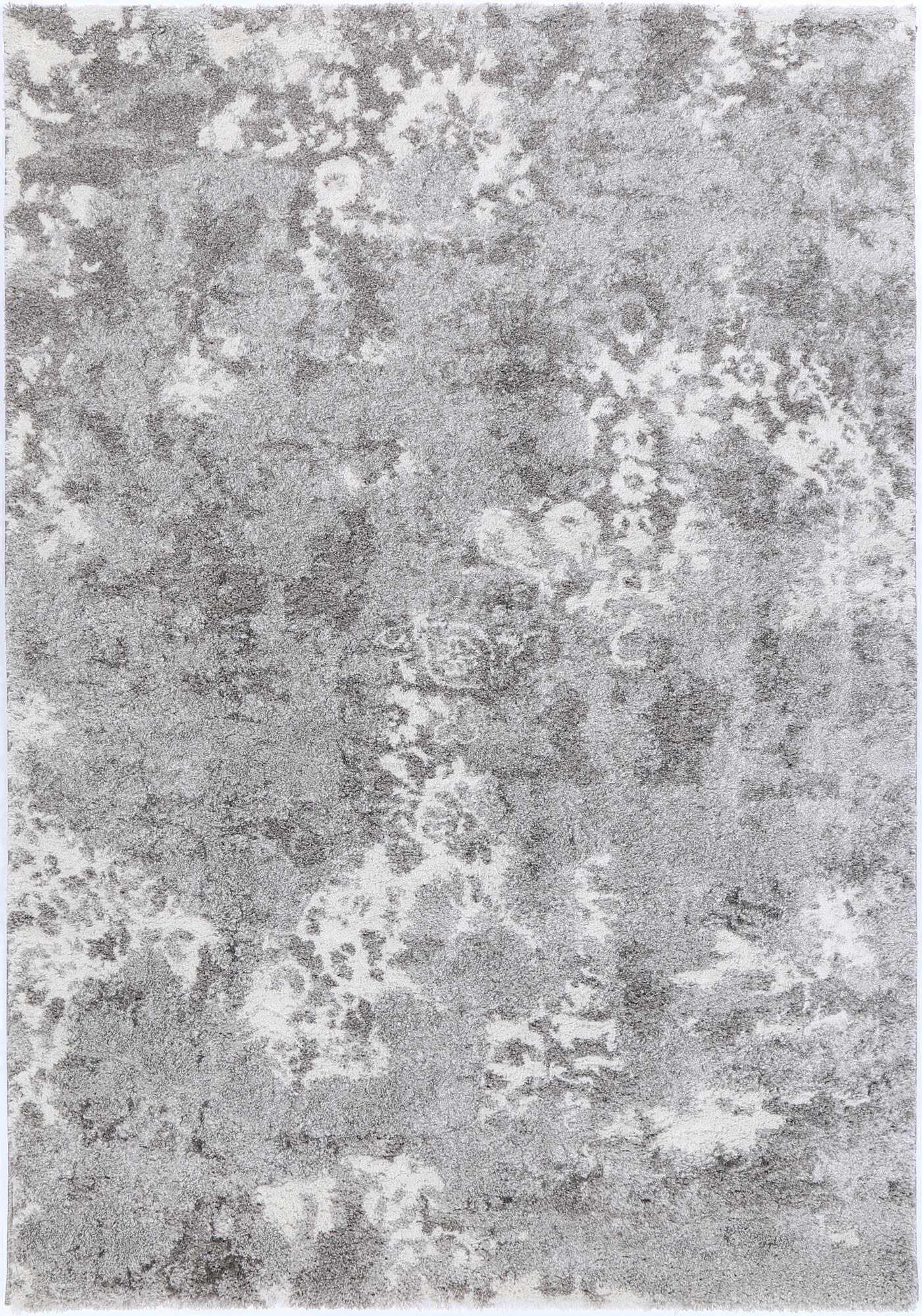 Cole Grey Floral Abstract Rug