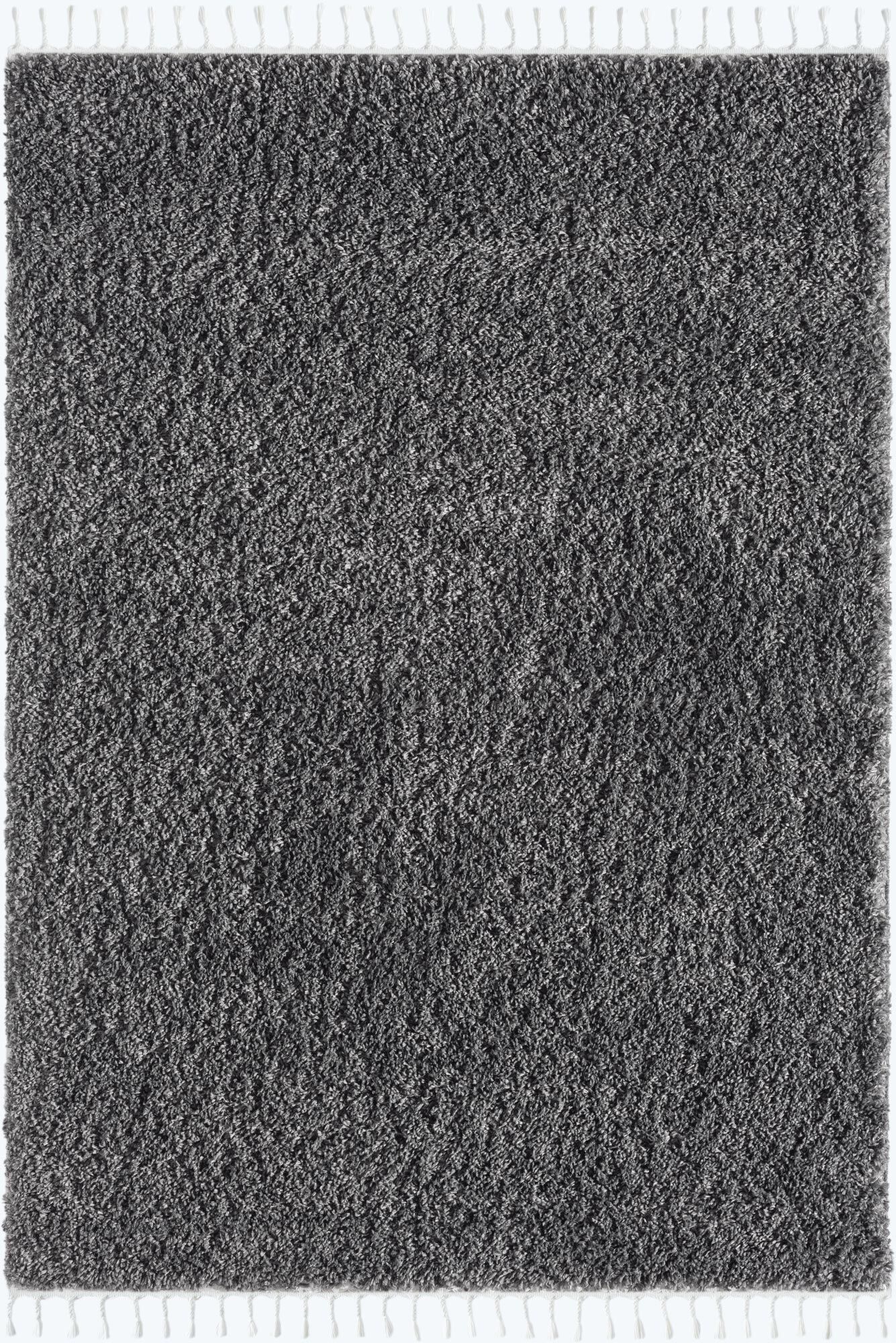 Joey Plain Anthracite Shaggy Rug