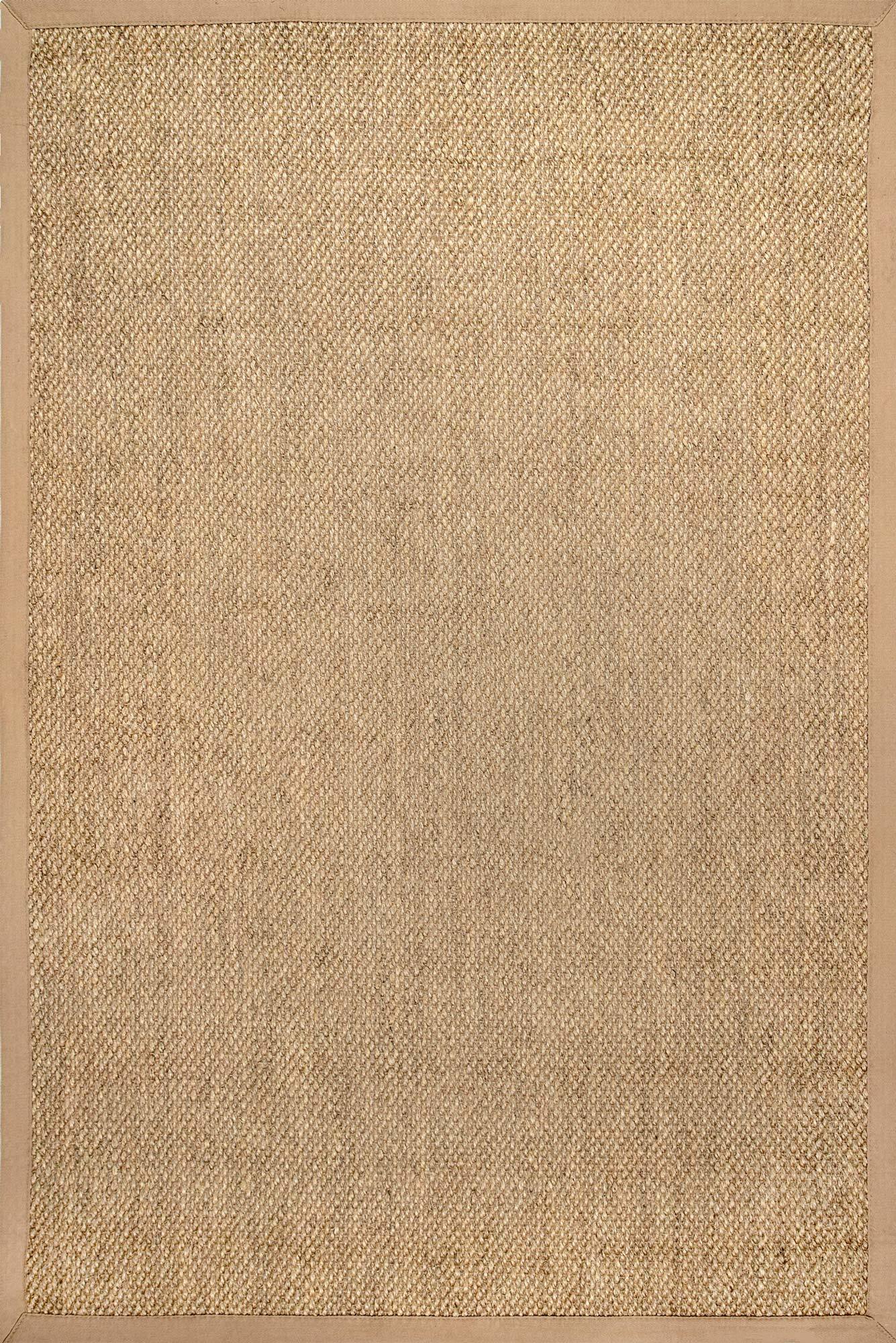 Lidia Sisal Flatweave Border Rug