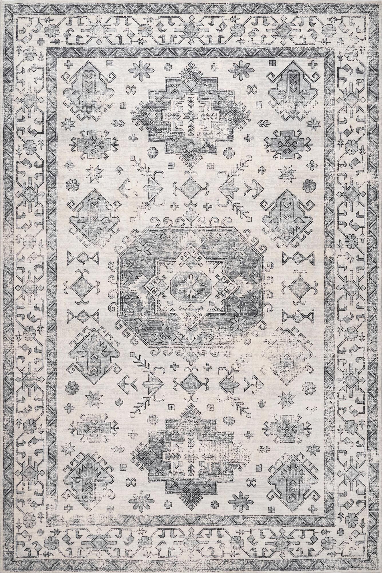 Lora Faded Medallion Rug