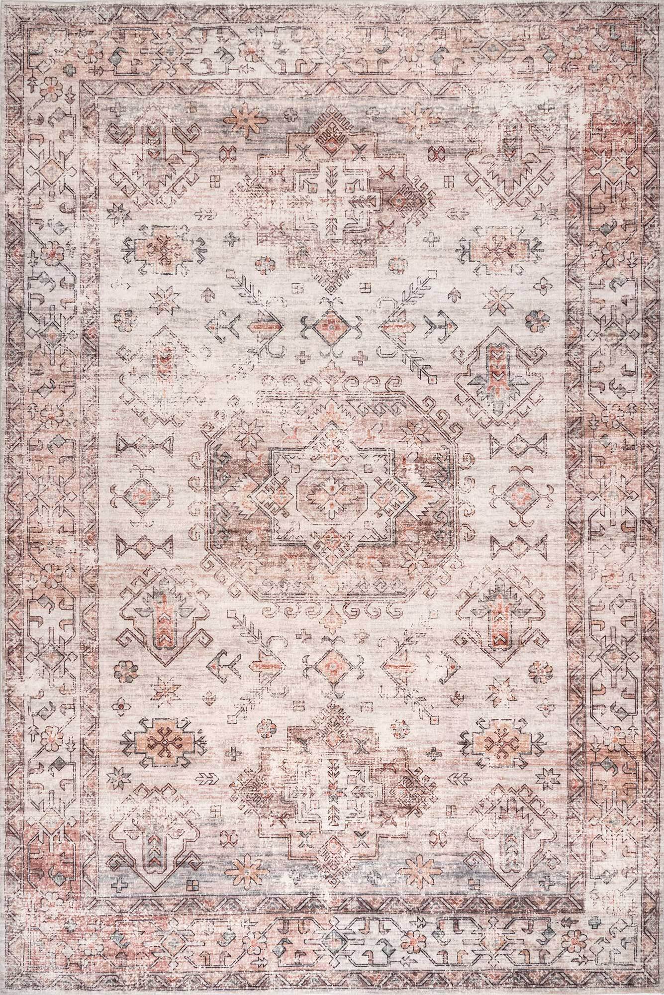 Lora Faded Medallion Rug