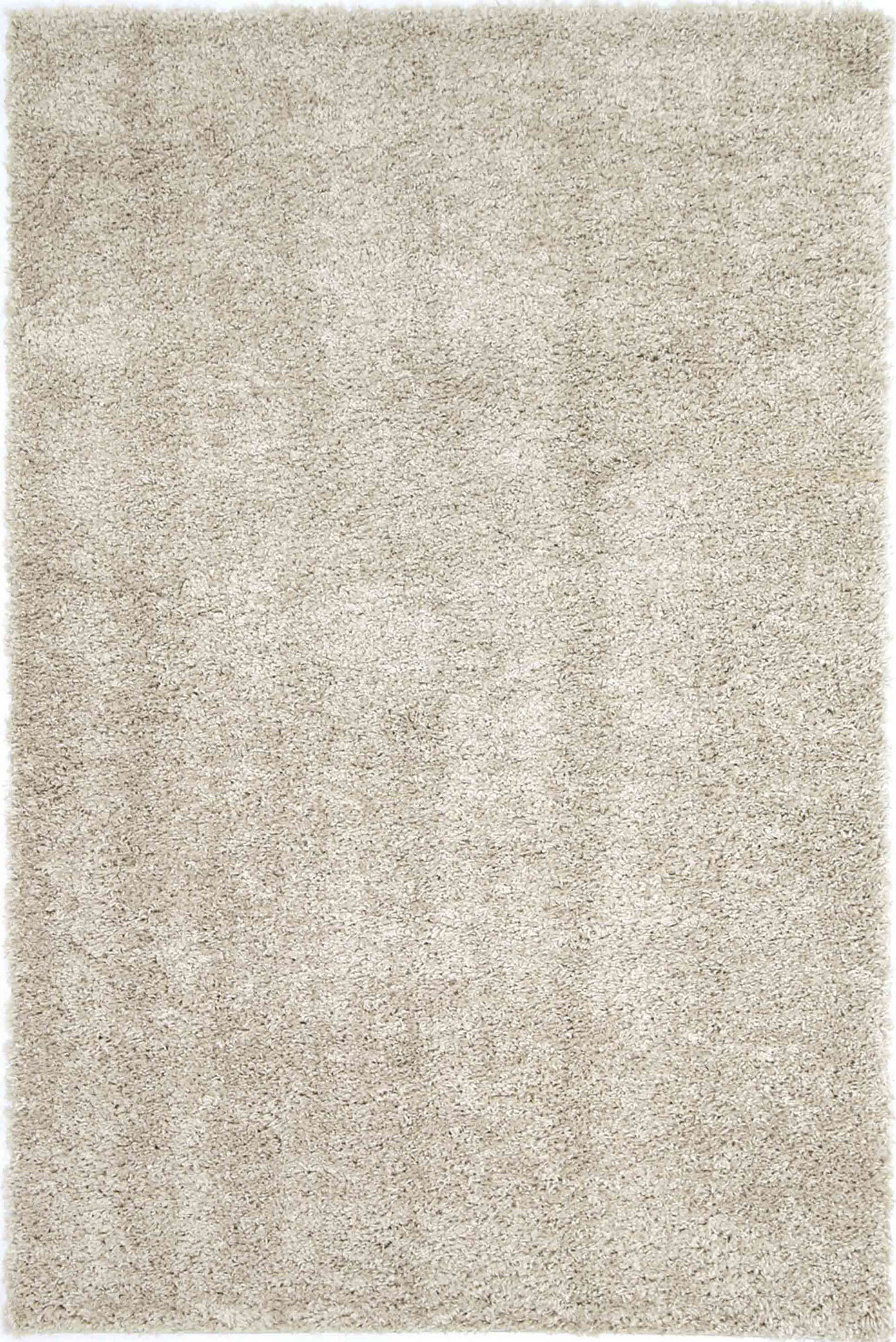 Luis Plain Beige Shaggy Rug