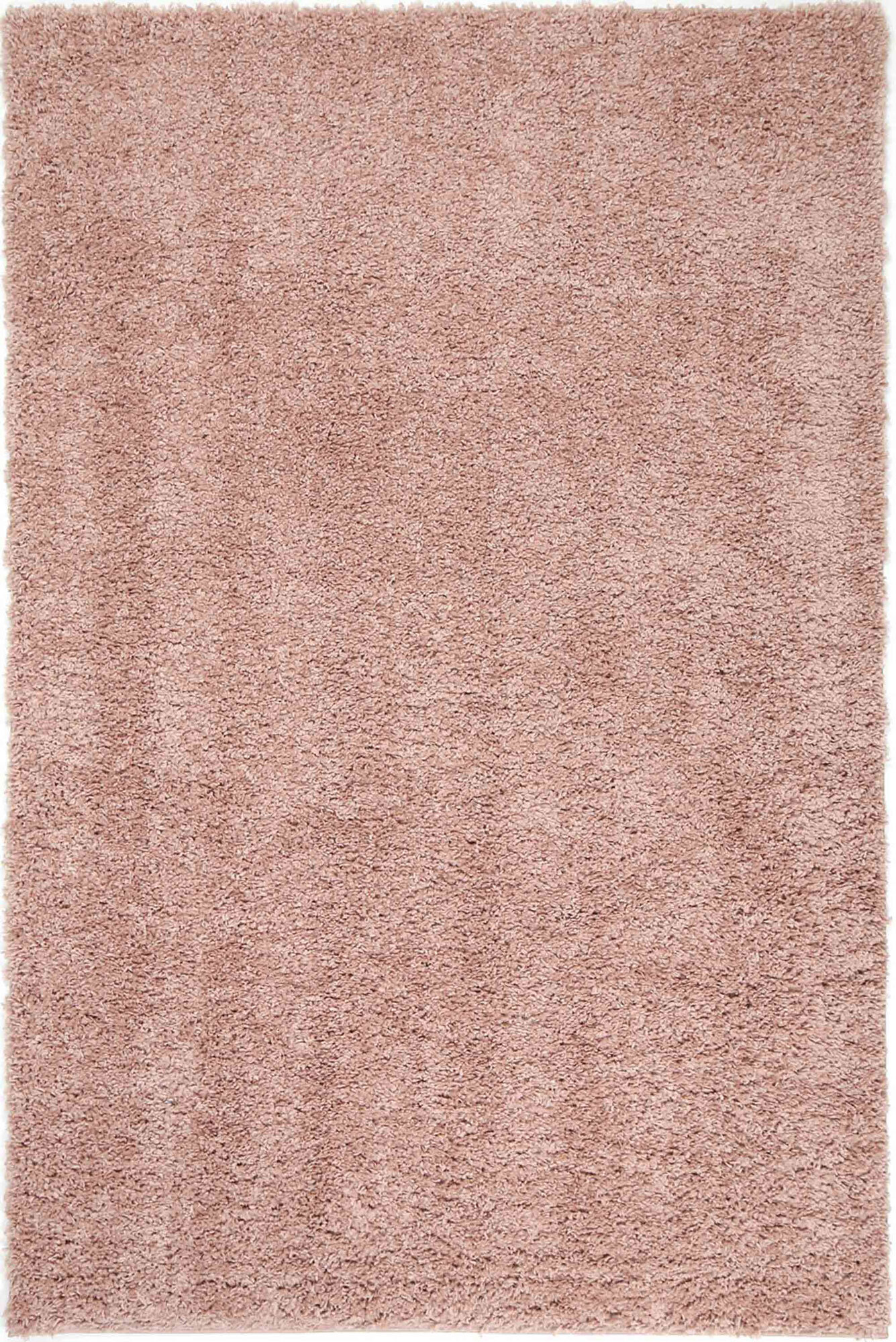 Luis Plain Pink Shaggy Rug