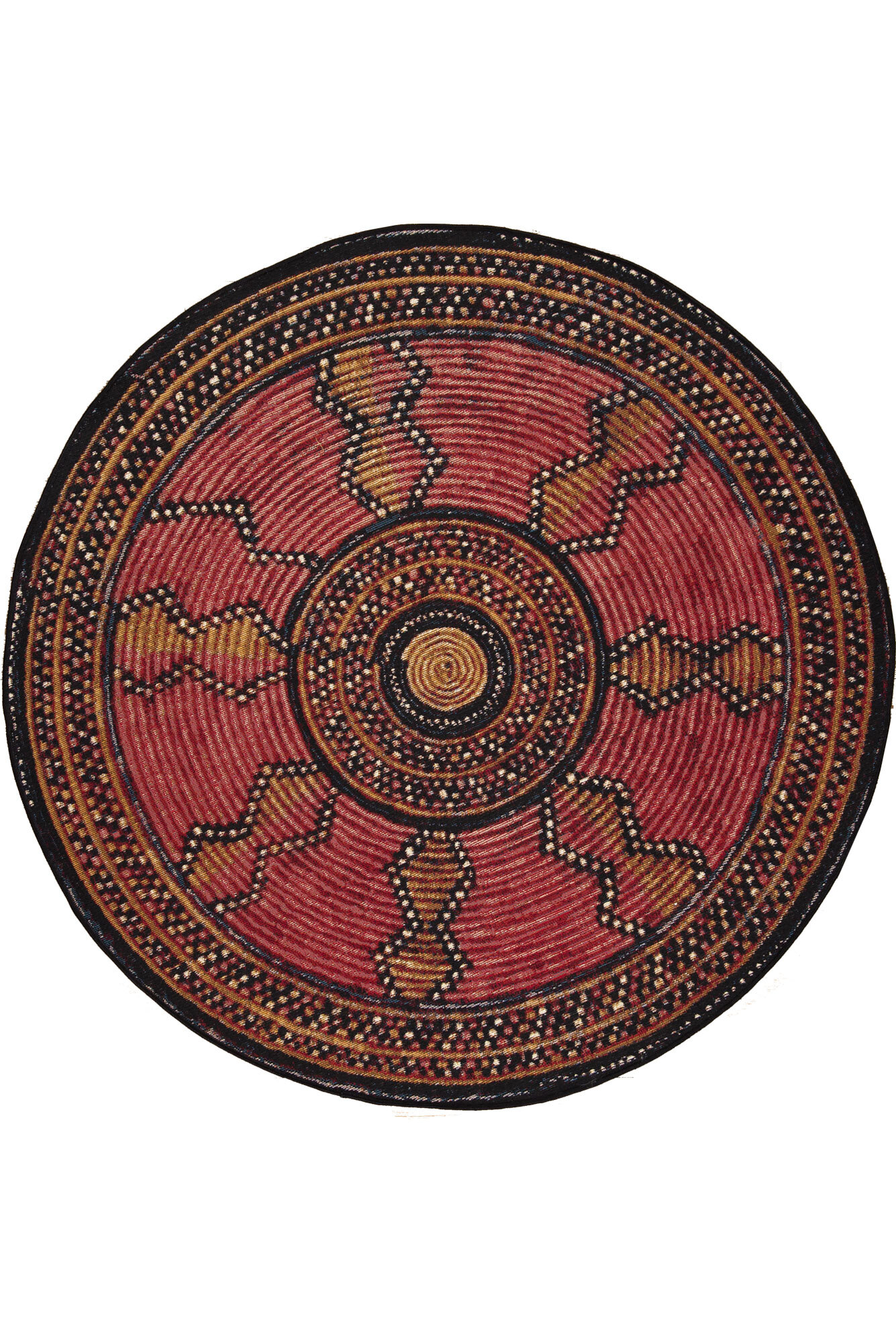 Mystique Round Tribal Rug