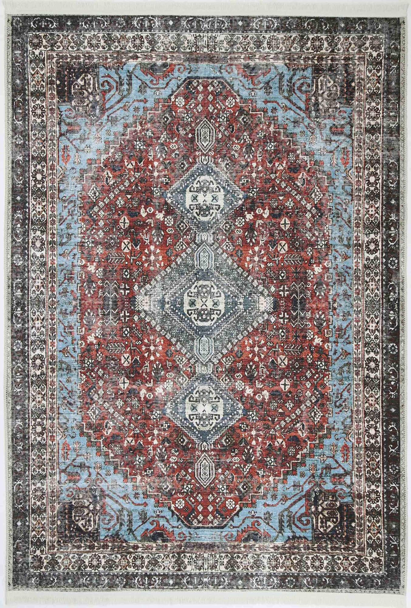 Victoria Vintage Look Cotton Rug