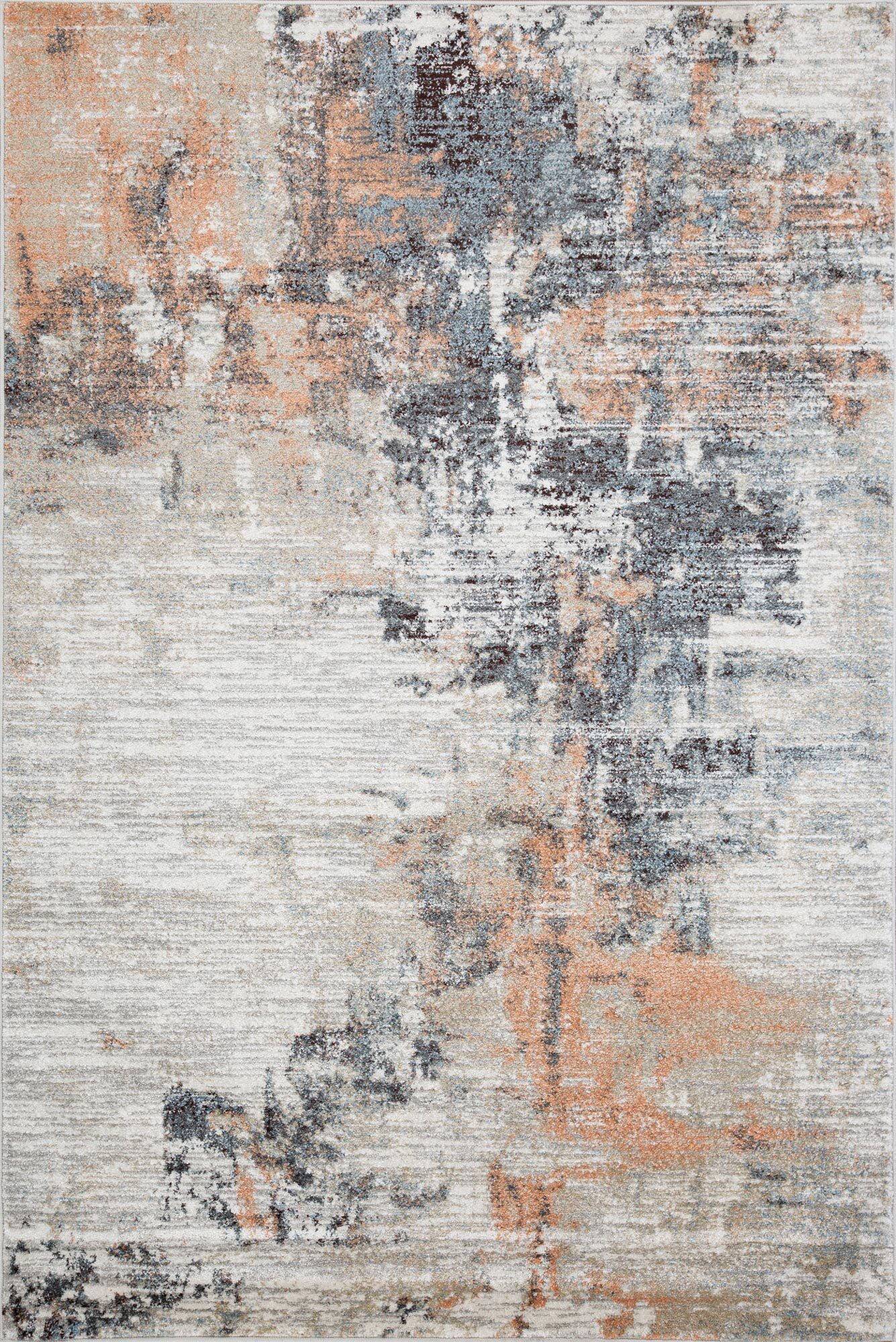 Vivid Modern Abstract Rug