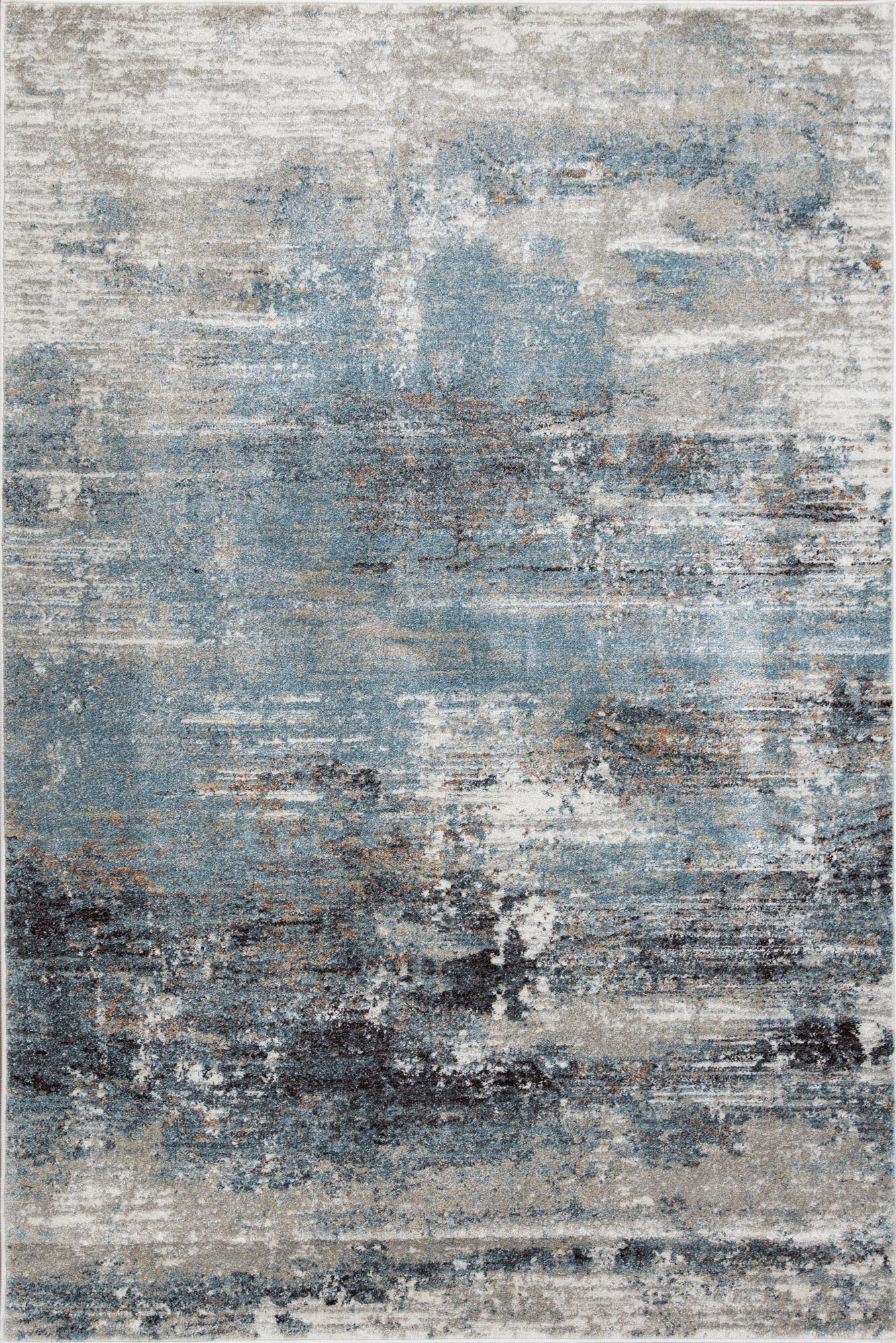 Vivid Contemporary Abstract Rug