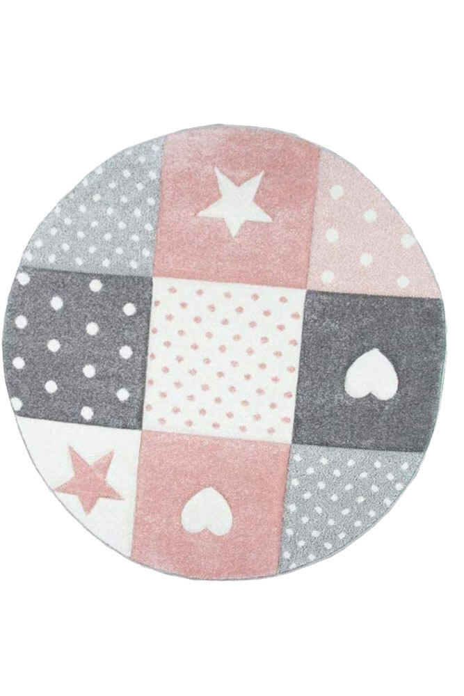 Charlie Hearts & Stars Kids Rug