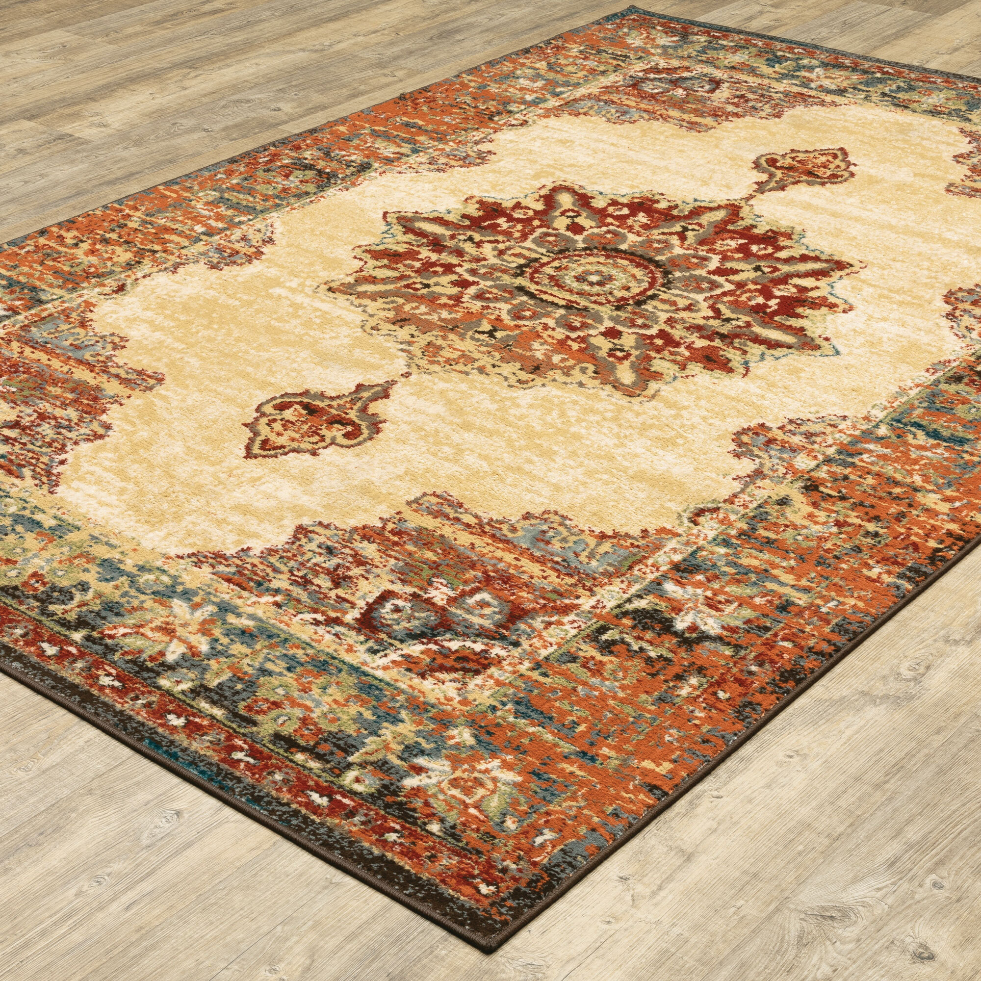 Fred Traditional Medallion Rug