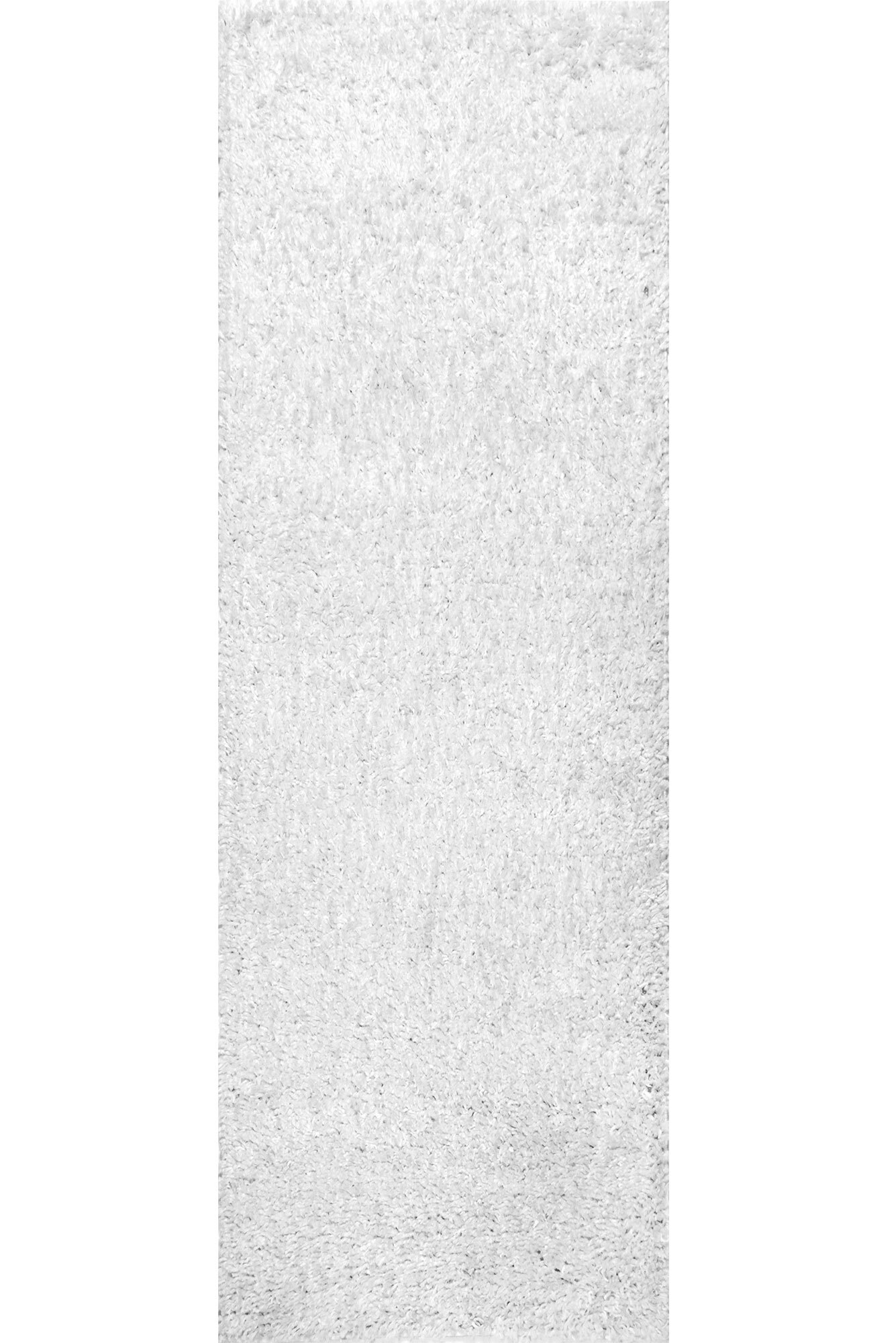 Luis Plain Cream Shaggy Rug