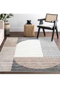 Austin Geometric Striped Rug