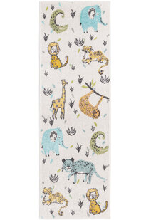 Candy Safari Animals Kids Rug