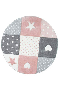 Charlie Hearts & Stars Kids Rug