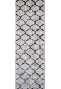 Loren Blue Moroccan Trellis Rug