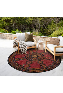 Mystique Round Tribal Rug