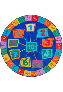 Kids ABC Round Rug