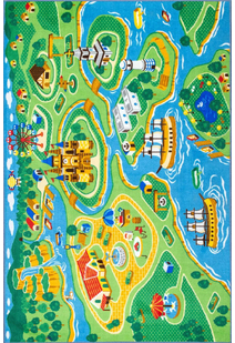 Kids Road Marine Rug