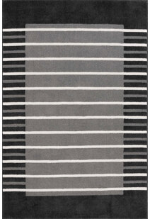 Alfa Modern Striped Border Rug