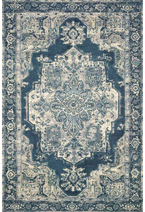 Aperto Blue Medallion Rug