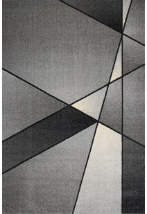 Aria Grey Modern Abstract Rug