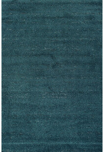 Bergamo Plain Blue Modern Rug