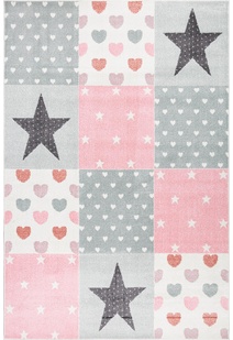 Candy Stars & Hearts Kids Rug