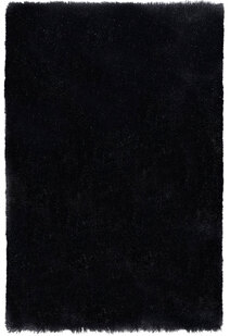 Deluxe Black Shag Rug