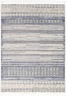 Inti Moroccan Striped Fringed Rug