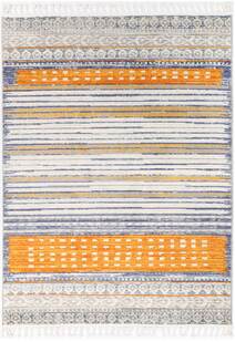 Inti Moroccan Striped Fringed Rug