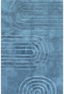 Jessa Plush Washable Rug JESLIN-BLU