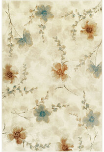 Leila Floral Pattern Rug LEI532-W