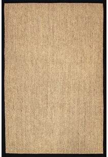 Lidia Sisal Flatweave Border Rug