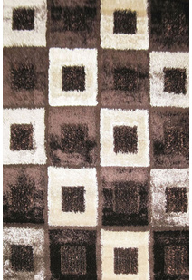 Logan Square Pattern Shaggy Rug