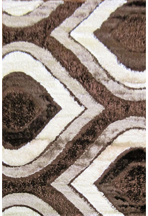 Logan Modern Brown Shaggy Rug