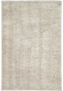 Luis Plain Beige Shaggy Rug