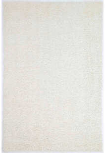 Luis Plain Cream Shaggy Rug