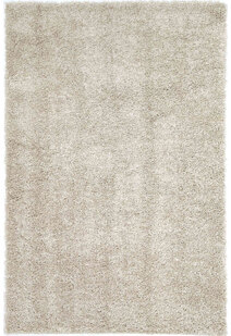 Luis Plain Beige Shaggy Rug