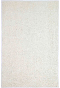 Luis Plain Cream Shaggy Rug