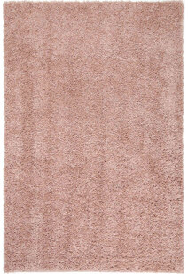 Luis Plain Pink Shaggy Rug