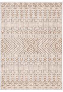 Macy Beige Geometric Rug