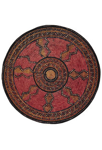 Mystique Round Tribal Rug