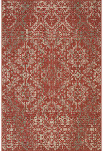 Pablo Red Floral Rug PX4806-R