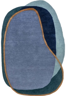 Renaissance Wool Rug REN1526-BLU