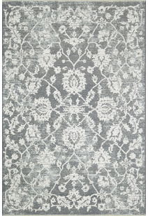 Ryan Grey Transitional Floral Rug