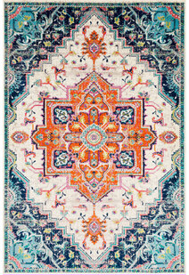 Space Traditional Medallion Rug