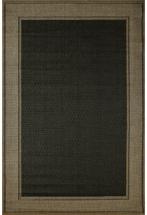 Soleil Beige Border Flatweave Rug