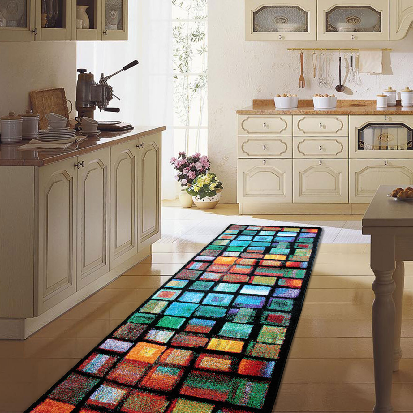 Adobe Modern Square Design Rug